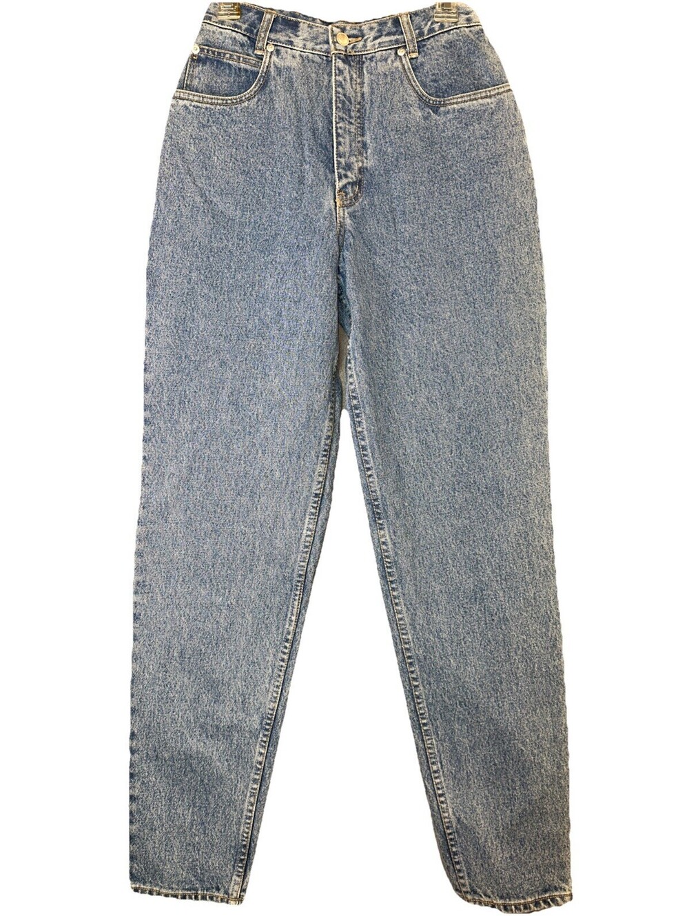 Vintage 80s Lawman Jeans High Rise Tapered Made in Hong Kong NOS Size 9